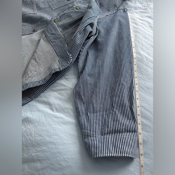 RARE Vintage Oshkosh B’Gosh Adult Size 44R Train Engineer Conductor Work Jacket - Picture 10 of 11